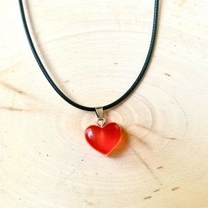 Red Heart Necklace